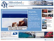 Tablet Screenshot of milosisland.net